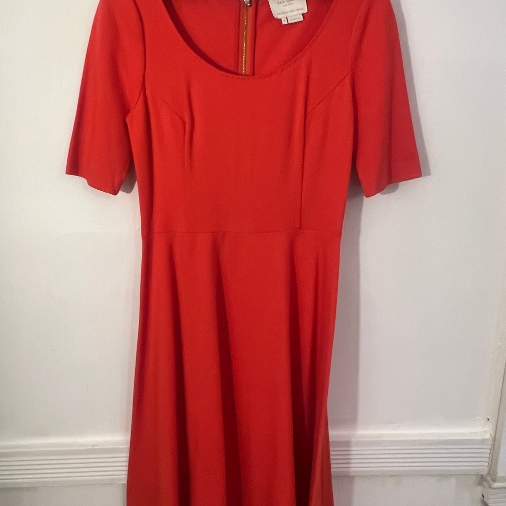 Kate spade poppy red color dress. Size 6. Knee length